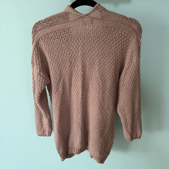 Altar’d State Cozy Tan Cable Knit Sweater Size S/M - Picture 6 of 8
